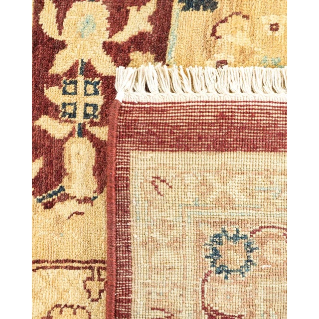 1990s Vintage Traditional Hand Knotted Wool Area Rug, Red - 7'10" X 9'10" For Sale - Image 5 of 9