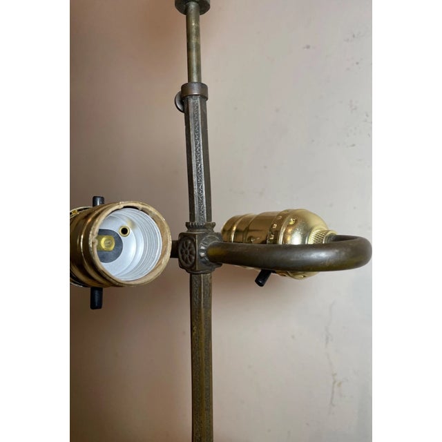 Rare Antique Ming Dynasty Chinese White Glazed Stoneware Pottery Vase Table Lamp For Sale - Image 9 of 16