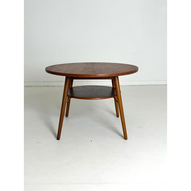 1960s Round Coffee Table in Teak, 1960s For Sale - Image 5 of 8