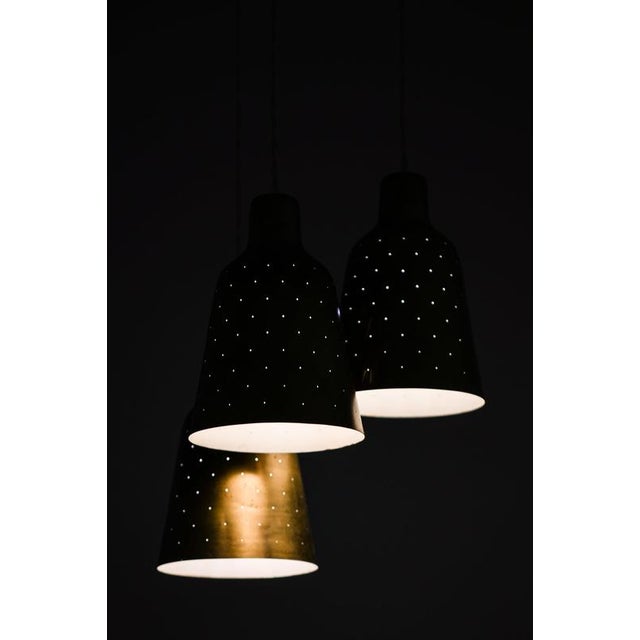 Gold Model 40 Ceiling Lamp from Hans Bergström, 1940s For Sale - Image 8 of 9