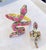 Bochic “Orient” Vintage Serpent Fancy Sapphire & Ruby Bangle - 18K Gold & Silver For Sale - Image 9 of 14
