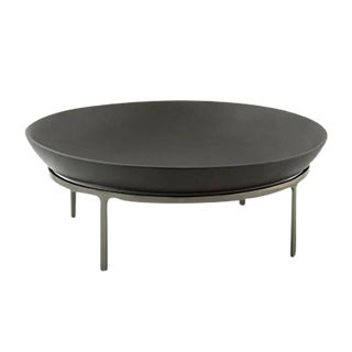 Small Tiberius II Anthracite Ceramic Fruit Bowl by Jaime Hayon for Paola C. For Sale