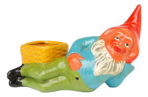 East German Terracotta Garden Gnome from VEB, 1970s