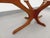 Tan Vintage Oval Coffee Table in Teak and Smoked Glass, 1970s For Sale - Image 8 of 14