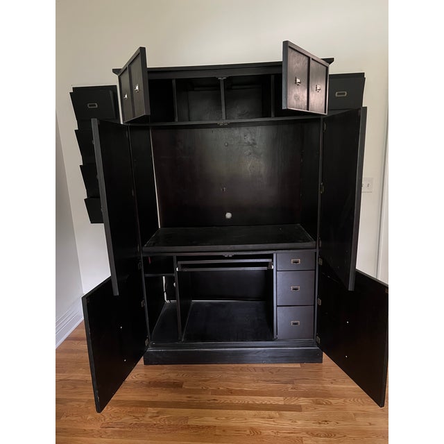 1990s 1990s Computer Armoire For Sale - Image 5 of 11