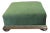 Victorian Green Velvet Ottoman For Sale
