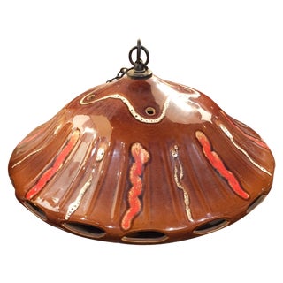 Mid-Century Ceramic Ceiling Pendant For Sale