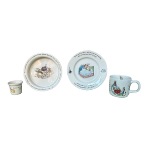 1990s Beatrix Potter's Peter Rabbit - Wedgwood China Set of 4