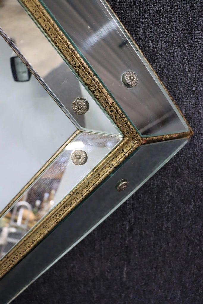 Late 20th Century Modern Mirror | Chairish