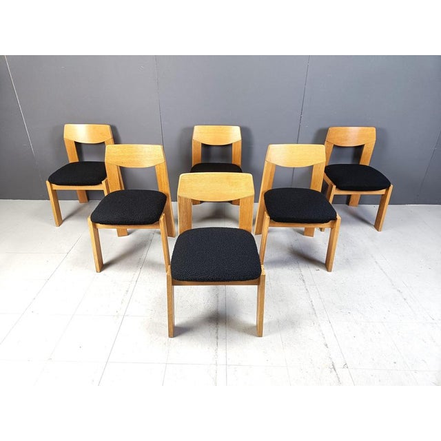 Brutalist Brutalist Dining Chairs, 1970s, Set of 6 For Sale - Image 3 of 12