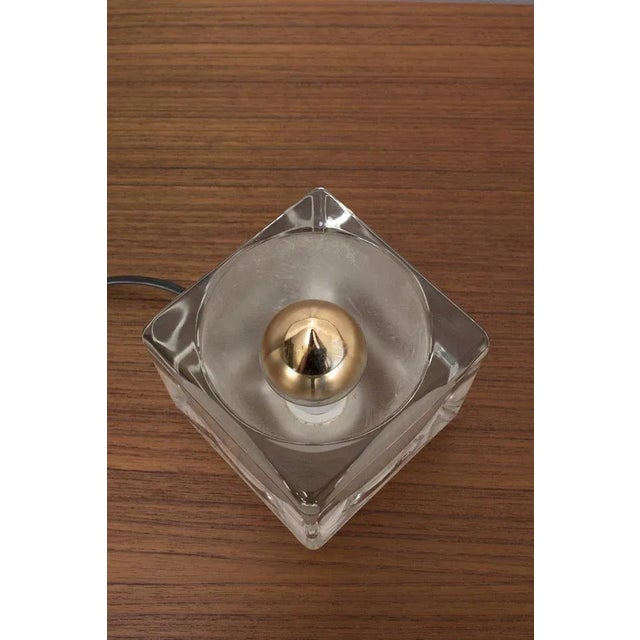 Glass Vintage Table Lamp from Putzler For Sale - Image 7 of 13