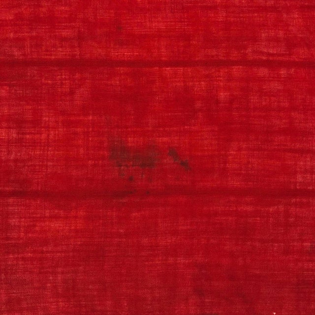 Oversize Vintage Wool British Red Ensign Flag With Union Jack For Sale - Image 4 of 7