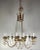 Farmhouse Miamar Twelve-Light Wrought Iron Chandelier With Gilt Finish For Sale - Image 3 of 9