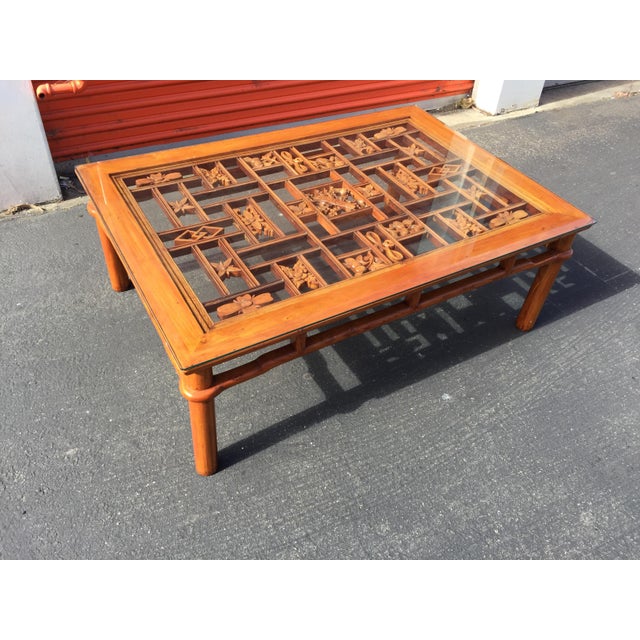 Carved Koa Wood Coffee Table Chairish