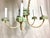 Light Green Antique 1930's French Hot-Air Balloon Chandelier For Sale - Image 8 of 11