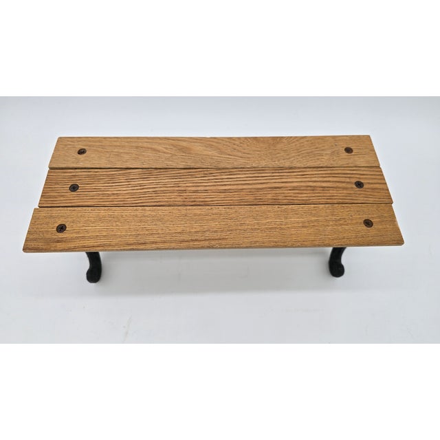 Vintage 1990's Byers Choice Benches and Picnic Table For Sale - Image 12 of 12