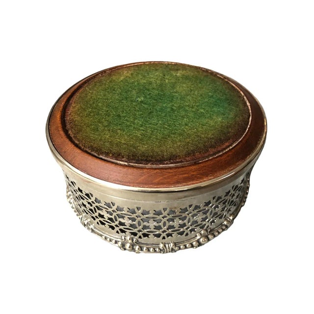 Late 19th Century Late 19th English Plate Reticulated Wine Coasters - a Pair For Sale - Image 5 of 6