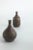 Small Mid-Century Scandinavian Modern Brown Stoneware Vases by Gunnar Borg for Höganäs Ceramics, 1960s, Set of 4 For Sale - Image 11 of 12