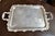 Beautiful SilverPlate, 27”x16”, shell and scroll design. Rectangular footed with handles. Hallmarks not identified. No...