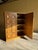 Brutalist Oak Highboard Cabinet, 1980s For Sale - Image 10 of 12