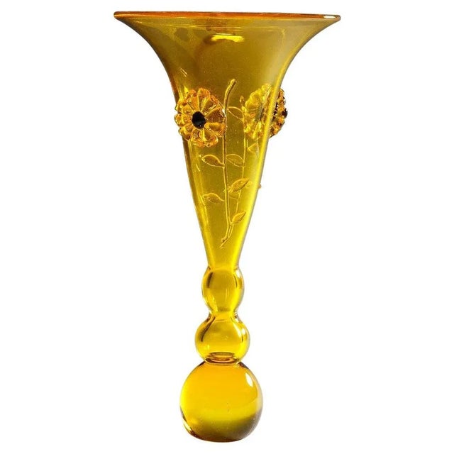 Vintage Murano Art Glass Vase by Franco Moretti, 1970s For Sale - Image 10 of 10