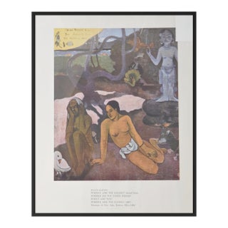 1990s Paul Gauguin "Where Do We Come From?" – Museum Art Print From Mfa Boston Reproduction For Sale