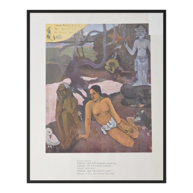 1990s Paul Gauguin "Where Do We Come From?" – Museum Art Print From Mfa Boston Reproduction For Sale