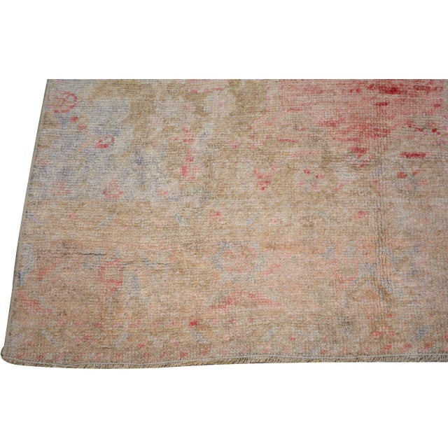 Vintage Turkish Anatolian Hand Knotted Wool Rug, 3'x12' For Sale - Image 4 of 4