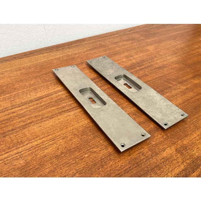 Minimalist Sliding Door Mounting Handles, Germany, 1920s, Set of 2, in Very Good conditions. Designed 1920 to 1949