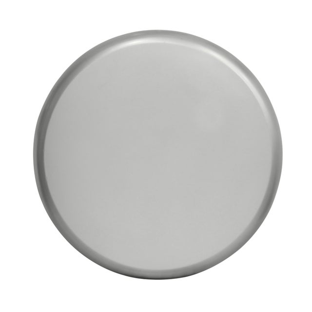 Pasargad Home Helios Drumm Shape Coffee Table, Silver For Sale - Image 4 of 8