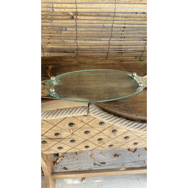 Trivet in Metal and Glass, France, 1970 For Sale - Image 9 of 18