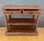 Carved Oak Barley Twist Console Table With Shelves For Sale - Image 11 of 14