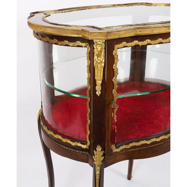 Antique Ormolu Mounted Bijouterie Display Cabinet, 19th Century For Sale - Image 9 of 18