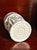 Mid-Century Modern Vintage Milk Glass Tumbler: Star & Button Pressed Glass For Sale - Image 3 of 7