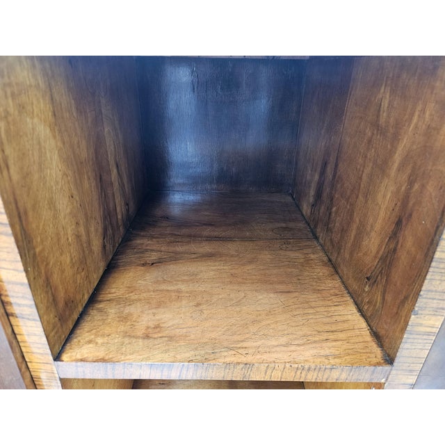 Art Deco Sideboard in Walnut and Briar with Aluminum Base, 1940 For Sale - Image 15 of 18