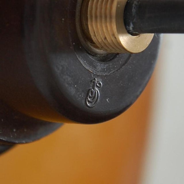 Glass PH3.5/3 Pendant with Amber Glass Shades by Poul Henningensen, 1950s For Sale - Image 7 of 8