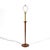 Mid 20th Century Walnut Floor Lamp with Sculpted Details For Sale - Image 5 of 8