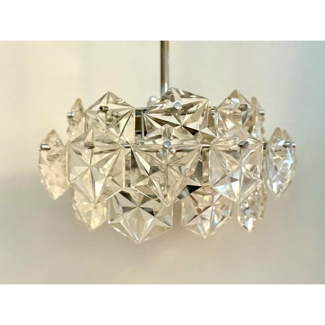 Transparent Crystal Pendants or Chandeliers, McM, Modernist 1970 For Sale - Image 8 of 12