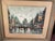 Mid-Century Modern Paris Street Scenes Circa 1960 Oil Paintings a Pair For Sale - Image 3 of 4