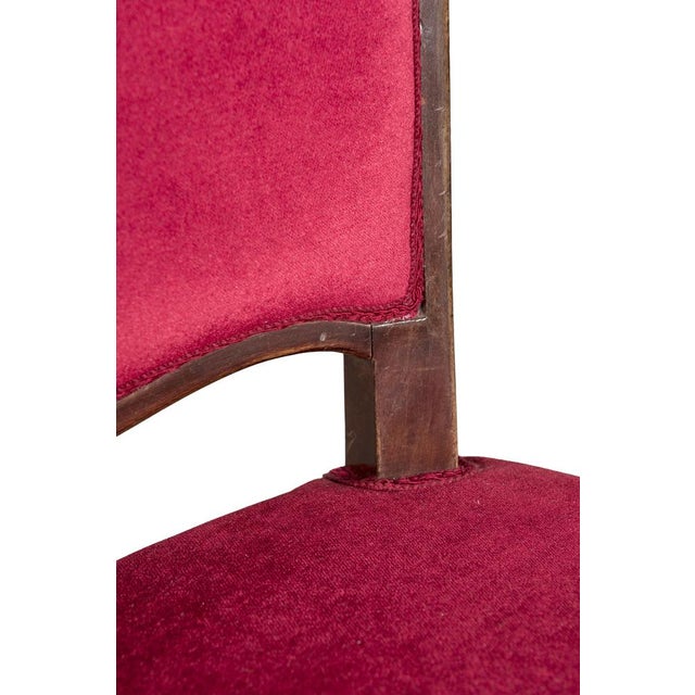 Brown Chairs by Osvaldo Borsani for ABV, 1950s, Set of 8 For Sale - Image 8 of 11
