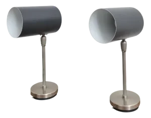 Black Wall Lights from Kaiser Idell / Kaiser Leuchten, 1960s, Set of 2