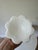Glass Vintage Milk Glass Pedestal Compote With Embossed Rose and Fruit Relief, C. 1950s–60s For Sale - Image 7 of 7