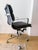 2010s Dark Gray Padded Fabric Modern Office Chair For Sale - Image 5 of 6