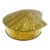 Vintage Mid Century Brass Scallop Shell Hinged Decorative Box For Sale
