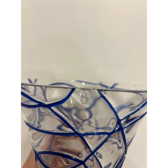 Elegant Decoro Bello Polish Handblown Vase This graceful, flared glass vase showcases the artistry of traditional Polish...