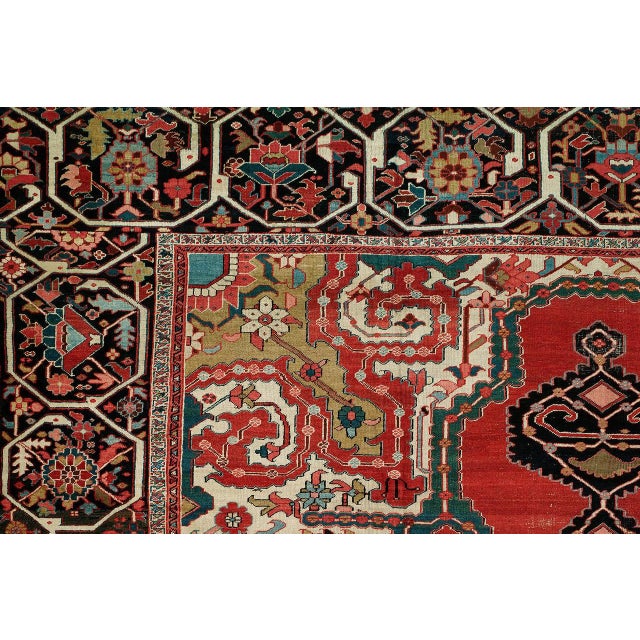Antique Persian Serapi Rug For Sale - Image 18 of 18