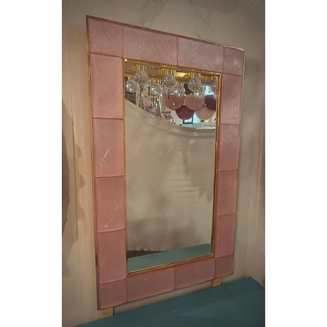 Mid-Century Modern Italian Console Wall Mirror, 2000 For Sale - Image 4 of 9