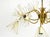 Mid-Century Modern Glass and Brass Chandelier by Rupert Nikoll, 1950s For Sale - Image 9 of 18