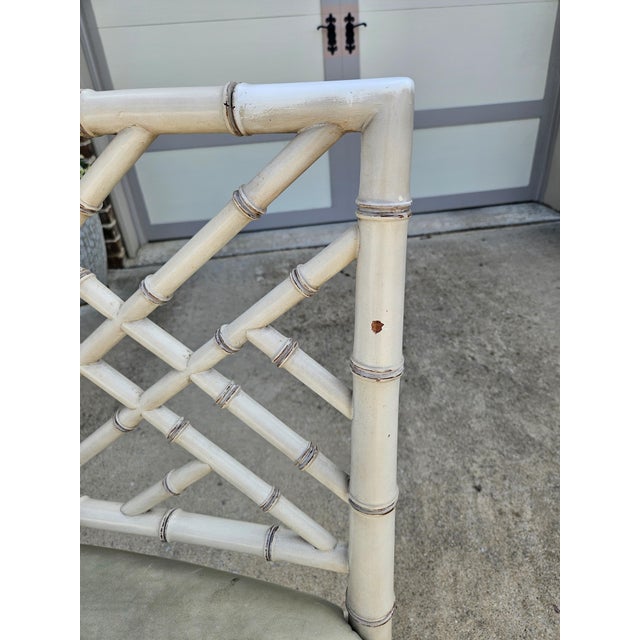 Alabaster Late 20th Century Brighton Counter Height Stools From Century Furniture, Pair For Sale - Image 8 of 9