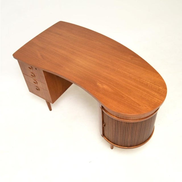 Vintage Danish Teak Desk, 1960s For Sale - Image 9 of 13